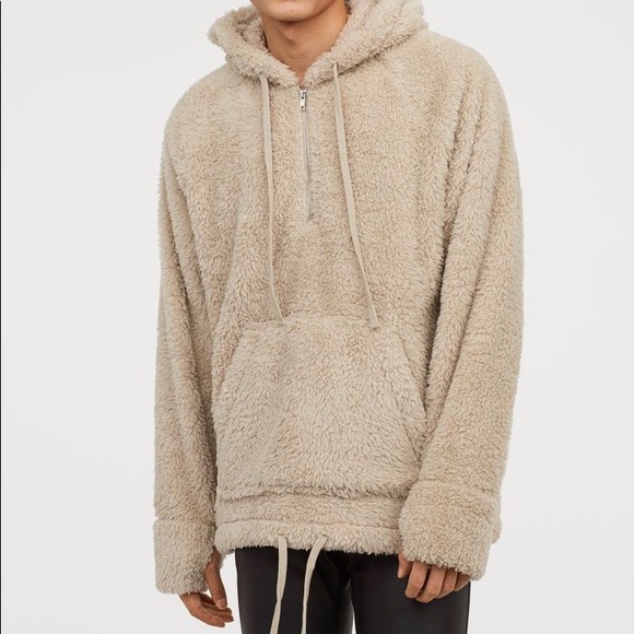 H&M Faux Shearling Hoodie - Picture 2 of 2